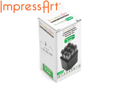 ImpressArt Basic Number Stamp Set  3mm - Standard Image - 2