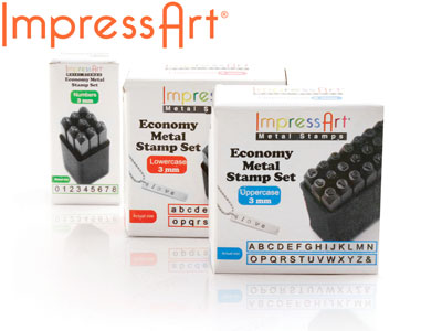 ImpressArt Basic Number Stamp Set  3mm - Standard Image - 3