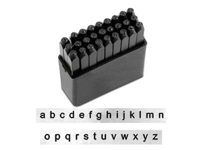 ImpressArt Basic Letter Stamp Set  Lowercase 3mm - Standard Image - 1