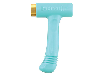 ImpressArt Ergo-angle® Metal       Stamping Hammer 1lb - Standard Image - 1