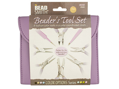 Beadsmith Beaders Tool Kit In      Orchid Fashion Clutch Bag - Standard Image - 3
