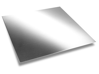 9ct White Gold Sheet 0.50mm Fully  Annealed, 100 Recycled Gold