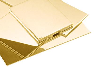 18ct Yellow Gold Sheet 0.30mm Fully Annealed, 100% Recycled Gold - Standard Image - 1