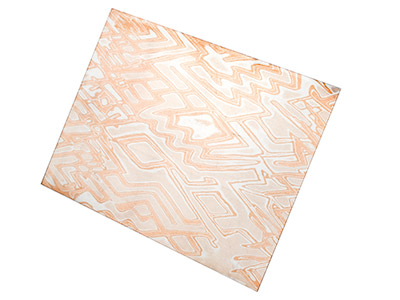 Mokume Gane Sheet Jazz Pattern, 0.5mm Thick, Cut To Order, Smallest Size Available 10mm X 10mm