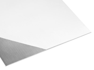 Sterling Silver Sheet 0.40mm Fully Hard, Bright Rolled, 100% Recycled Silver - Standard Image - 1