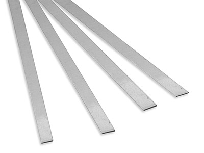 Extra Easy Silver Solder Strip,    0.45mm X 3.0mm X 400mm, 100%       Recycled Silver - Standard Image - 1