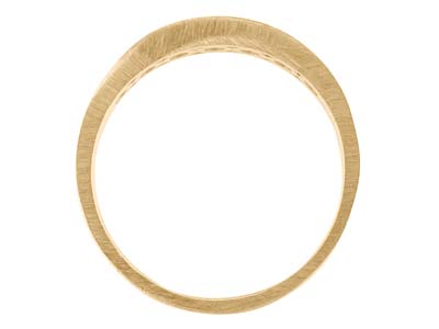 18ct Yellow Gold 7 Stone 1/2       Eternity Ring Hallmarked Size P,   100% Recycled Gold - Standard Image - 2