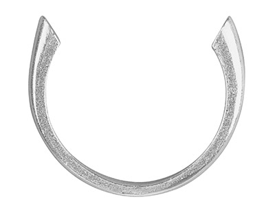 Platinum 5 Stone Ring Shank Size M - Standard Image - 1