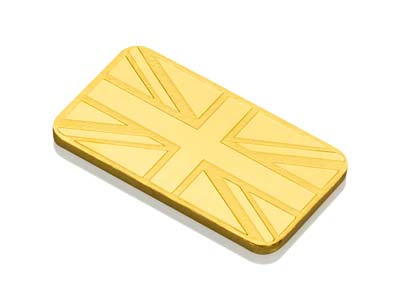 Fine Gold Bar 10gm Stamped UK       Design, Certified And Supplied In A Blister Pack, 100% Recycled Gold - Standard Image - 4