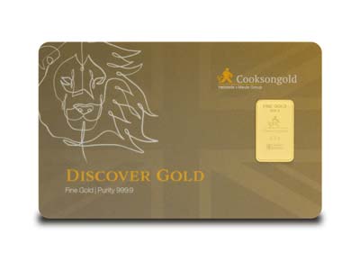 Fine Gold Bar 2.5gm Fine Card      Design
