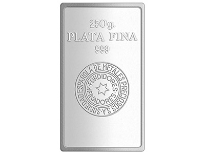 Fine Silver Bar 250gms - Standard Image - 1
