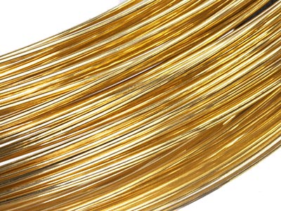 9ct Yellow Gold Round Wire 0.80mm, 100 Recycled Gold