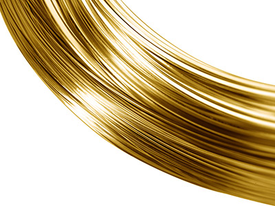 14ct Yellow Gold Round Wire 1.50mm, 100% Recycled Gold - Standard Image - 1