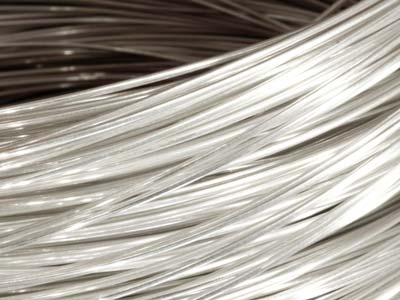 wire silver argentium round 50mm cooksongold kg per
