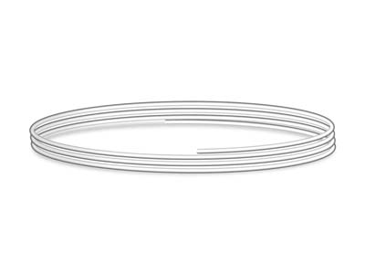 Sterling Silver Round Wire 1.00mm X 500mm, Fully Annealed, 100         Recycled Silver