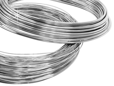 Sterling Silver Round Wire 1.00mm  Fully Hard, 30g Coils, 100%        Recycled Silver - Standard Image - 1