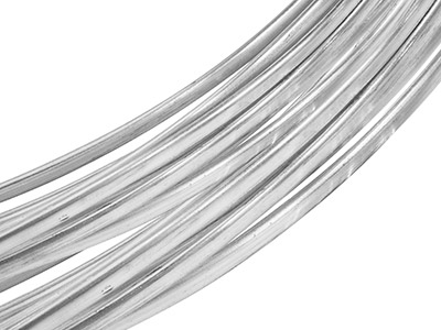 Sterling Silver Oval Wire 3.2mm X   1.9mm Fully Annealed, 100% Recycled Silver - Standard Image - 1