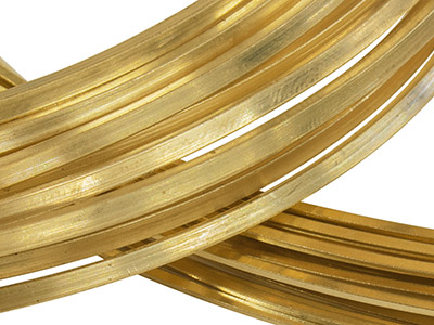 22ct Yellow Gold Square Wire 6.00mm Fully Annealed, 100% Recycled Gold - Standard Image - 1