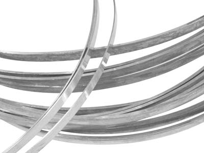 Argentium 940 Silver Rectangular   Wire 6.0mm X 2.5mm