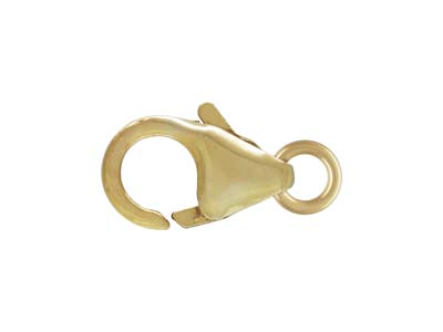 Gold Filled Oval Trigger Clasp With Ring 8mm