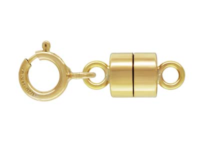 Gold Filled Magnetic Clasp         Converter With Bolt Ring