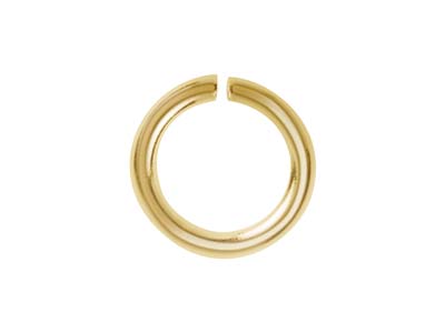 Gold Filled Open Jump Ring 6mm     Pack of 10