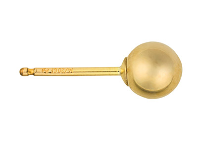 Gold Filled Ball Stud 5mm - Standard Image - 1