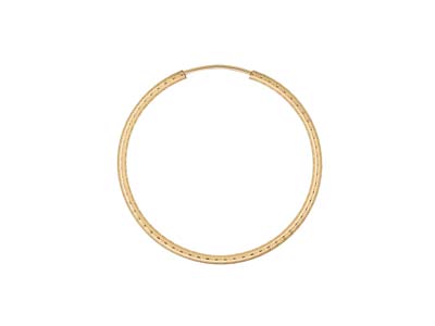 Gold Filled 30mm Hoop Earring - Standard Image - 1