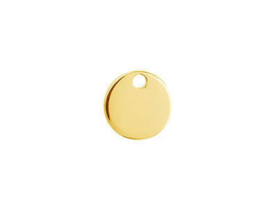 Gold Filled Round Disc 10mm        Stamping Blank - Standard Image - 1
