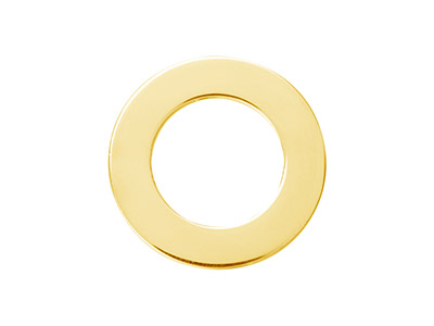 Gold Filled Flat Washer 15mm       Stamping Blank