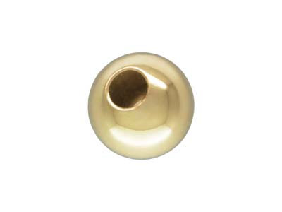 Gold Filled Bead Plain Round 3mm   Pack of 5 - Standard Image - 1