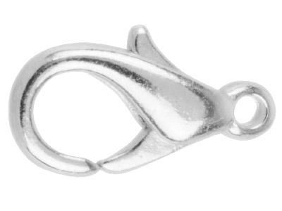 Silver Plated Carabiners 13mm      Pack of 10
