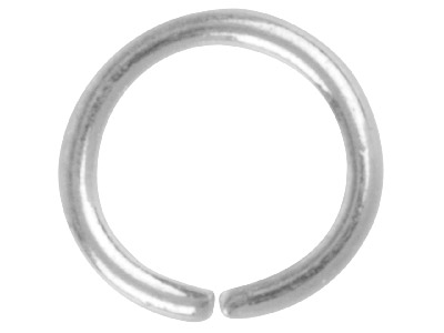 Silver Plated Jump Ring Round 7mm  Pack of 100 - Standard Image - 1