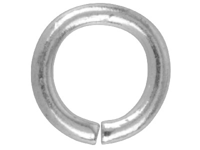 Silver Plated Jump Ring Round 7.5mm Pack of 100 - Standard Image - 1