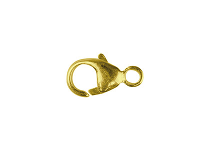 9ct Yellow Gold Oval Trigger Clasp 8mm - Standard Image - 1