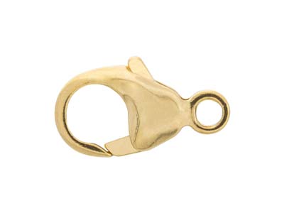 9ct Yellow Gold Oval Trigger Clasp 11mm - Standard Image - 1