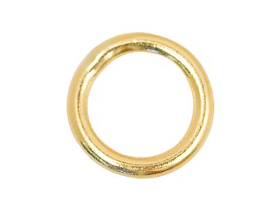9ct Yellow Gold 4mm Closed         Jump Ring Pack of 4, 4mm X 0.6mm