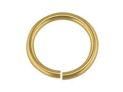 9ct Yellow Gold Open Jump Ring     Heavy 5mm
