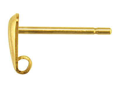 9ct Yellow Gold Bail Dropper, 100% Recycled Gold - Standard Image - 2