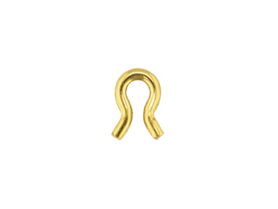 9ct Yellow Creole Locks U  Shape  Pack of 6