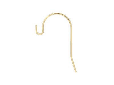9ct Yellow Gold Hook Wire With Open Look