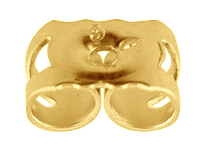 9ct Yellow Gold Scroll Medium      Pack of 6, 100% Recycled Gold - Standard Image - 2