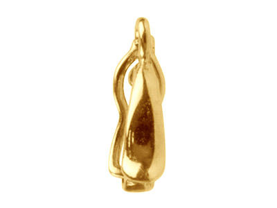 9ct Yellow Gold Clip Bail With     Figure Of 8, Small - Standard Image - 3