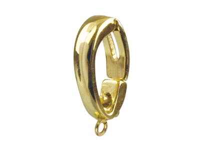 9ct Yellow Gold Clip Bail With     Figure Of 8, Large
