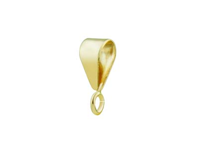 9ct Yellow Gold Bail With Fixed    Open Ring