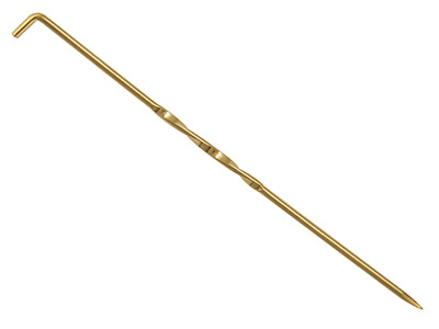 9ct Yellow Gold Stick Pin 55mm 762, 100% Recycled Gold - Standard Image - 1