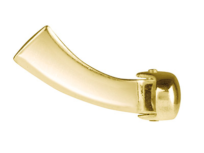 9ct Yellow Gold Whale Tail Cufflink Oval - Standard Image - 5