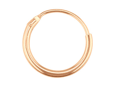9ct Red Gold Sleeper Superlight    11mm Hoop, 100 Recycled Gold