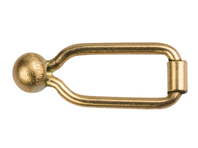 18ct Yellow Gold Safety Clasp, 100 Recycled Gold
