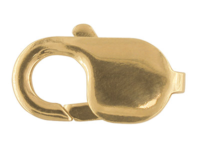 18ct Yellow Gold Lobster Trigger   Oval 9mm